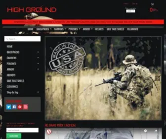 Highgroundgear.com(High Ground Gear) Screenshot