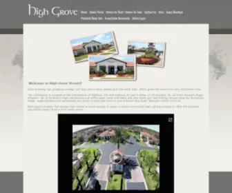 Highgroveresort.com(High Grove Resort) Screenshot