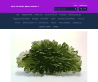 Highhogems.com(High Ho Gems and Crystals) Screenshot