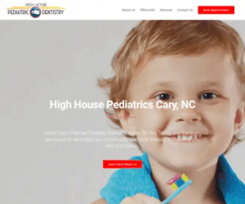 Highhousepedo.com(Pediatric Dentist Cary) Screenshot