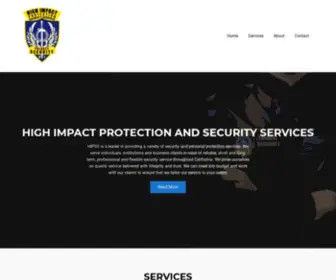 Highimpactpro.com(Protection Security Services) Screenshot