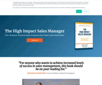 Highimpactsalesmanager.com(The High) Screenshot