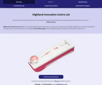 Highland-Innovation.com(Highland Innovation Centre) Screenshot