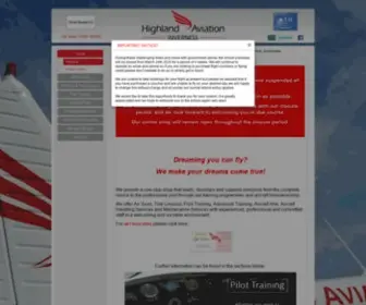 Highlandaviation.com(Flying Lessons) Screenshot