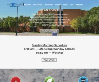 Highlandbaptist.org(Highland Baptist Church in Lubbock Baptist Churches) Screenshot