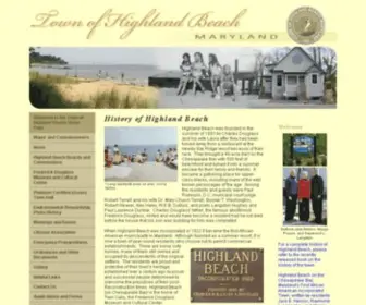 Highlandbeachmd.org(Town) Screenshot