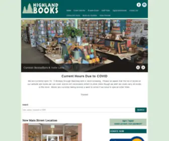 Highlandbooksonline.com(Highland Books) Screenshot