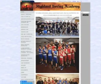 Highlandboxingacademy.com(Highland Boxing Academy) Screenshot