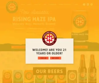 Highlandbrewing.com(Highland Brewing) Screenshot