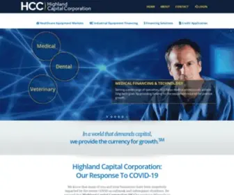 Highlandcc.com(Highland Capital Corporation) Screenshot