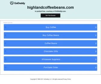 Highlandcoffeebeans.com(Highlandcoffeebeans) Screenshot