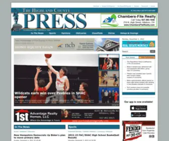 Highlandcountypress.com(The Highland County Press) Screenshot