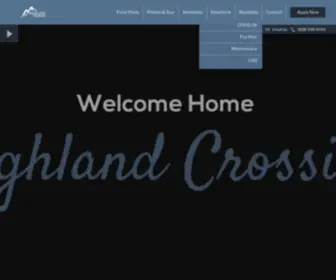 Highlandcrossingapts.com(Highland Crossing) Screenshot