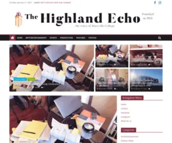 Highlandecho.com(The Voice of Maryville College) Screenshot