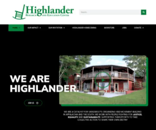 Highlandercenter.org(Highlandercenter) Screenshot