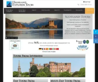 Highlandexplorertours.com(Explore Scotland with Award) Screenshot