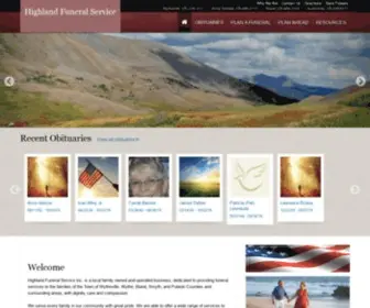 Highlandfuneralservice.com(Highland Funeral Service) Screenshot