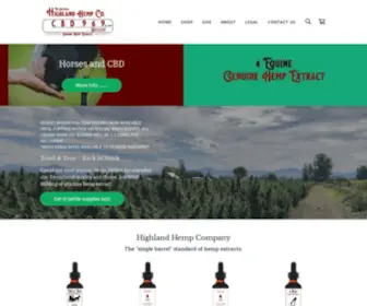 Highlandhempcompany.com(Highland Hemp Company CBD Hemp Oil Online Store) Screenshot