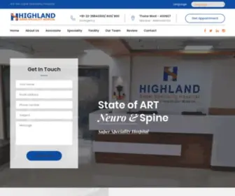 Highlandhospital.co.in(SUPER SPECIALITY HOSPITAL) Screenshot