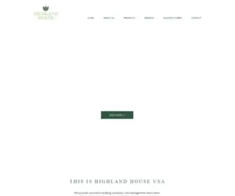 Highlandhouseusa.com(Highland House Usa) Screenshot