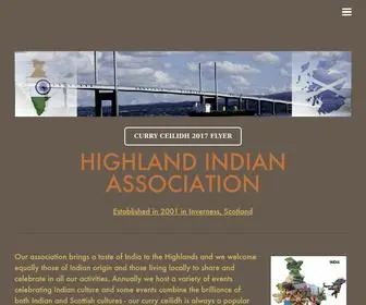 Highlandindians.com(Highland Indian Association) Screenshot