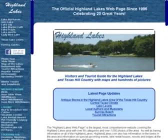 Highlandlakes.com(Things to do in Highland Lakes) Screenshot