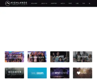 Highlandscc.org(Highlands Community Church) Screenshot