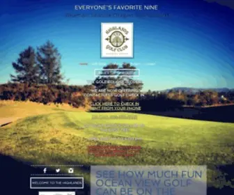 Highlandsgolfgearhart.com(Highlands Golf Club) Screenshot