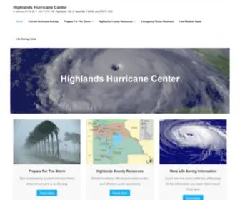 Highlandshurricane.com(Highlands Hurricane Center) Screenshot