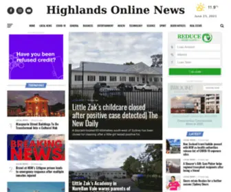 Highlandsonlinenews.com.au(Highlands Online News) Screenshot