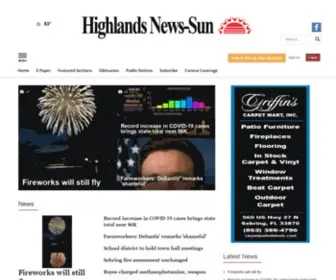 Highlandstoday.com(Highlands News) Screenshot