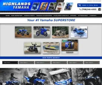 Highlandsyamaha.com Screenshot