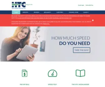 Highlandtel.net(Highland Telephone Cooperative) Screenshot