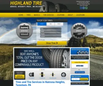 Highlandtire.com(Highland Tire) Screenshot