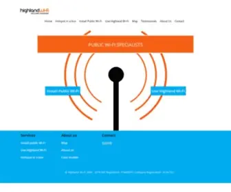 Highlandwifi.com(Business Wi) Screenshot