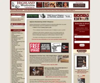 Highlandwoodworking.com(Fine Woodworking Tools & Hand Tools) Screenshot
