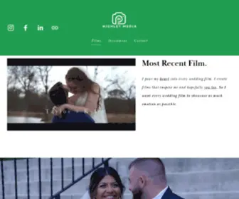 Highley-Media.com(Timeless wedding films for adventurous couples) Screenshot