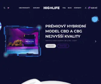 Highlife420.cz(TOP kvalita CBD produktů a unikátní oblečení) Screenshot