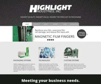 Highlightindustries.com(Highlight Industries) Screenshot