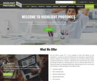 Highlightphotonics.com.au(IT Services in Bowral) Screenshot