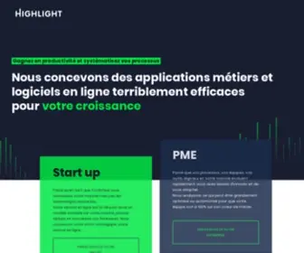 Highlight.pro(Développement de logiciels en ligne) Screenshot