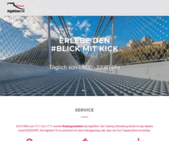 Highline179.com(Blick mit Kick) Screenshot