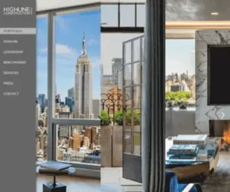 Highlinecg.com(Highline Construction Group) Screenshot