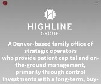 Highlinegroupco.com(HIGHLINE GROUP) Screenshot