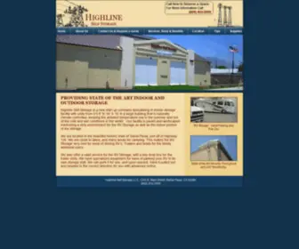 Highlineselfstorage.com(Highline Self Storage) Screenshot