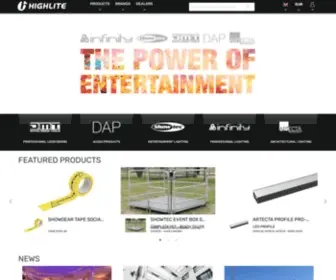 Highlite.com(Highlite International) Screenshot
