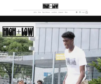 Highlowthreads.com(Clothing store) Screenshot