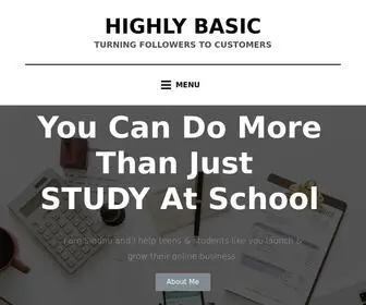 Highlybasic.com(Highly Basic) Screenshot