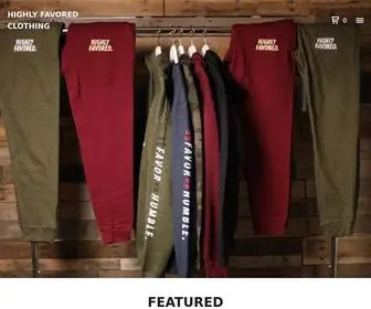 Highlyfavored3.com(HIGHLY FAVORED CLOTHING) Screenshot