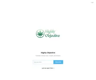 Highlyobjective.com(Highly Objective) Screenshot